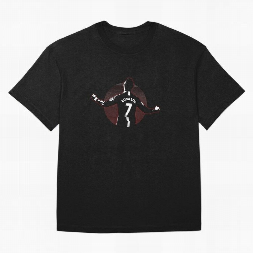 THE GOAT, Cristiano Ronalndo Oversized T-Shirt Carry FIFA World Cup 2026 Group Stage Spirit, Highlighting Portugal, Cristiano Ronaldo, Haaland and CR7, Tournament Hype, Historic Matchups, Family Viewing Parties and Global Sports Pride; Great for