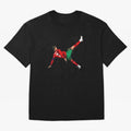Cristiano Ronaldo 910th Goal Bicycle Kick Tribute Oversized T-Shirt Make Every Match About the FIFA World Cup 2026 Group Stage Journey through Messi, CR7 and Mbappe Highlights, Portugal Pride, Supporter Pride, Iconic Celebrations, Legendary Names