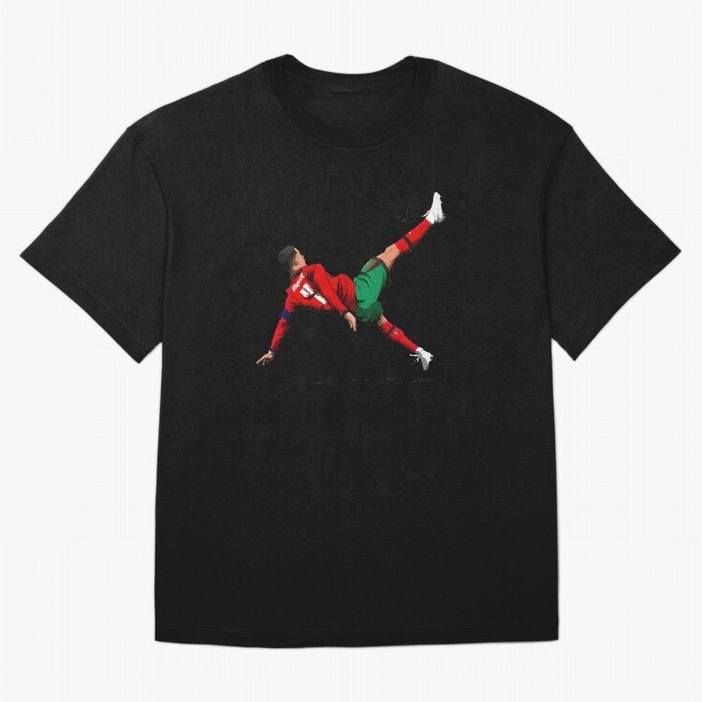 Cristiano Ronaldo 910th Goal Bicycle Kick Tribute Oversized T-Shirt Make Every Match About the FIFA World Cup 2026 Group Stage Journey through Messi, CR7 and Mbappe Highlights, Portugal Pride, Supporter Pride, Iconic Celebrations, Legendary Names