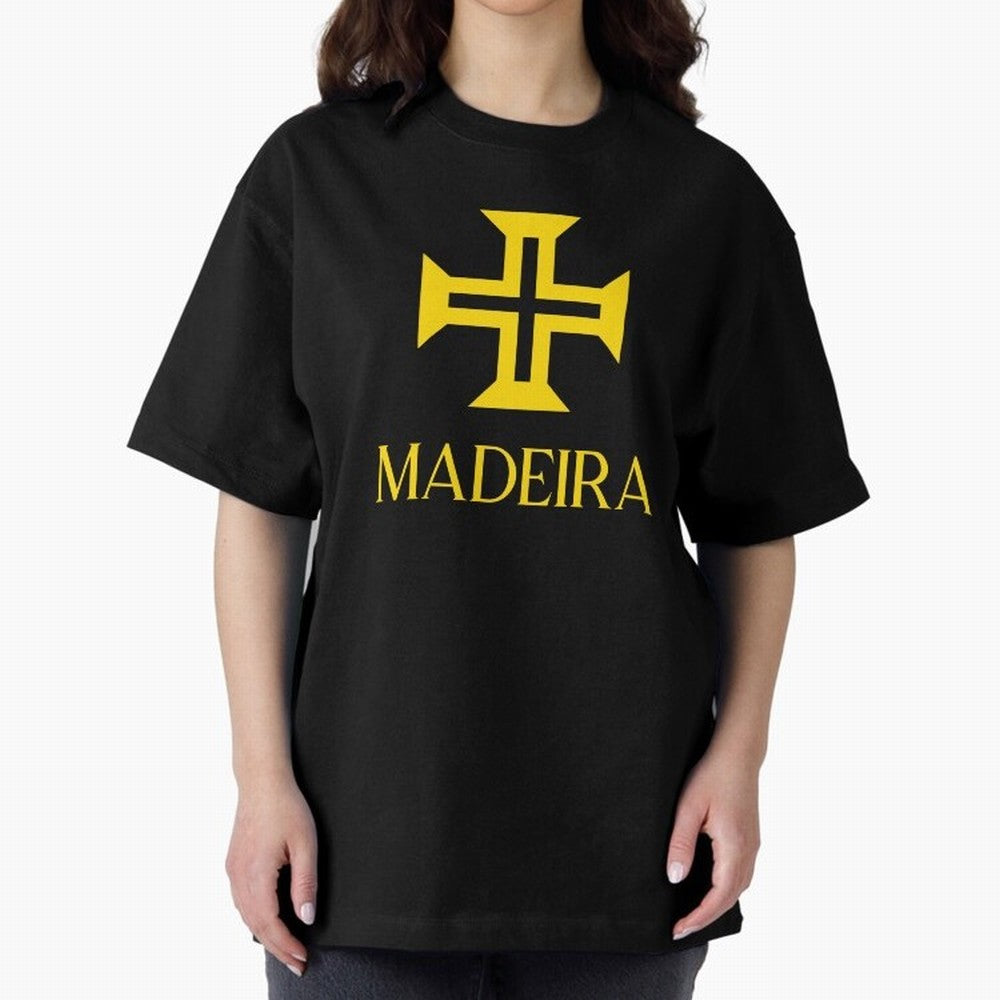 Madeira yellow Oversized T-Shirt Celebrate the Road through FIFA World Cup 2026 for Fans of Mbappe and England, France and Netherlands, Bringing Supporter Pride, Iconic Celebrations, Legendary Names and Global Match Day Energy; Ideal for Football