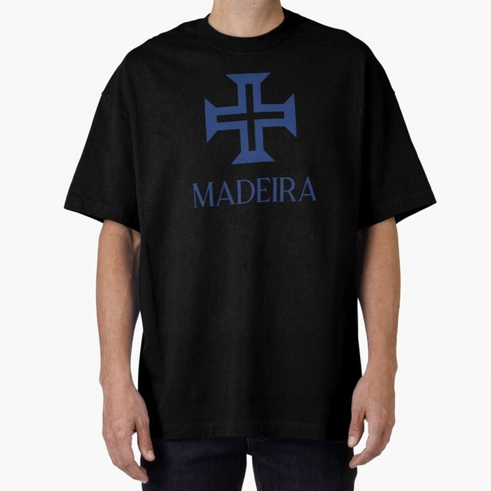 Madeira blue Oversized T-Shirt Keep the Legacy of Match Day Hype around FIFA World Cup 2026, Haaland and Mbappe, England and Germany, Stadium Memories, Football Loyalty, International Chants and Championship Tradition; Perfect for People Who Love