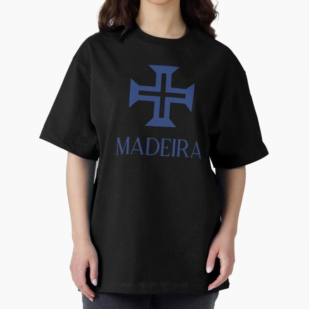 Madeira blue Oversized T-Shirt Keep the Legacy of Match Day Hype around FIFA World Cup 2026, Haaland and Mbappe, England and Germany, Stadium Memories, Football Loyalty, International Chants and Championship Tradition; Perfect for People Who Love