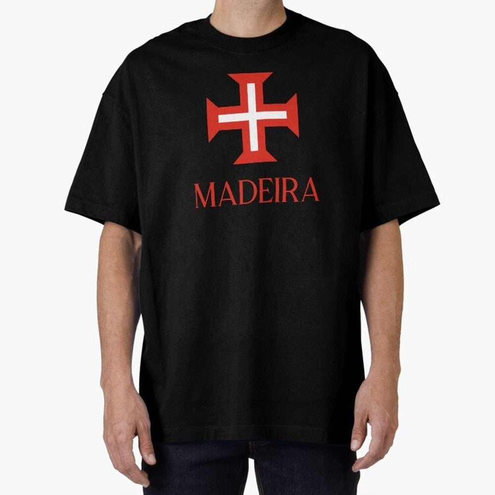 Madeira red Oversized T-Shirt Cheer through Every Moment of Global Football Passion for FIFA World Cup 2026 USA Canada Mexico, Driven by Messi, Portugal, Spain and Germany, Vintage Soccer Flavor, Modern Football Stars, National Flags and Final