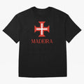 Madeira red Oversized T-Shirt Cheer through Every Moment of Global Football Passion for FIFA World Cup 2026 USA Canada Mexico, Driven by Messi, Portugal, Spain and Germany, Vintage Soccer Flavor, Modern Football Stars, National Flags and Final