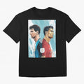 Lionel Messi and Cristiano Ronaldo Oversized T-Shirt Feel the Trophy Chase of the FIFA World Cup 2026 Journey through Haaland Highlights, Brazil Pride, Football Passion, Legendary Performances, Festival Vibes and Supporter Community; Ideal for