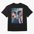 Lionel Messi and Cristiano Ronaldo Oversized T-Shirt Spotlight FIFA World Cup 2026 Group Stage Spirit, Highlighting England and Germany, Neymar, Goal Celebration Energy, Supporter Heritage, Football Icons and Worldwide Tournament Joy; Ideal for