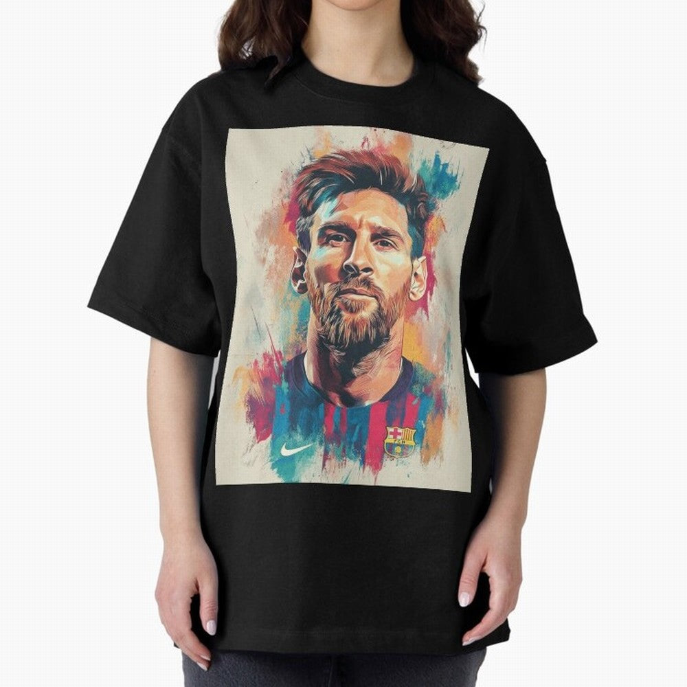 Lionel Messi Oversized T-Shirt Make Game Day About FIFA World Cup 2026 Group Stage for Fans of Neymar, Haaland and Cristiano Ronaldo and Germany, Bringing Global Supporter Spirit, Legendary Goals, National Colors and Tournament Celebration; Ideal