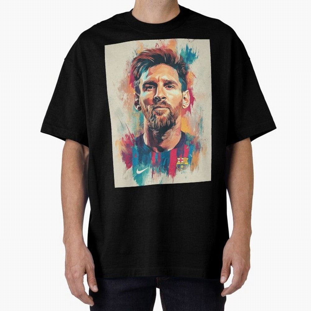 Lionel Messi Oversized T-Shirt Make Game Day About FIFA World Cup 2026 Group Stage for Fans of Neymar, Haaland and Cristiano Ronaldo and Germany, Bringing Global Supporter Spirit, Legendary Goals, National Colors and Tournament Celebration; Ideal