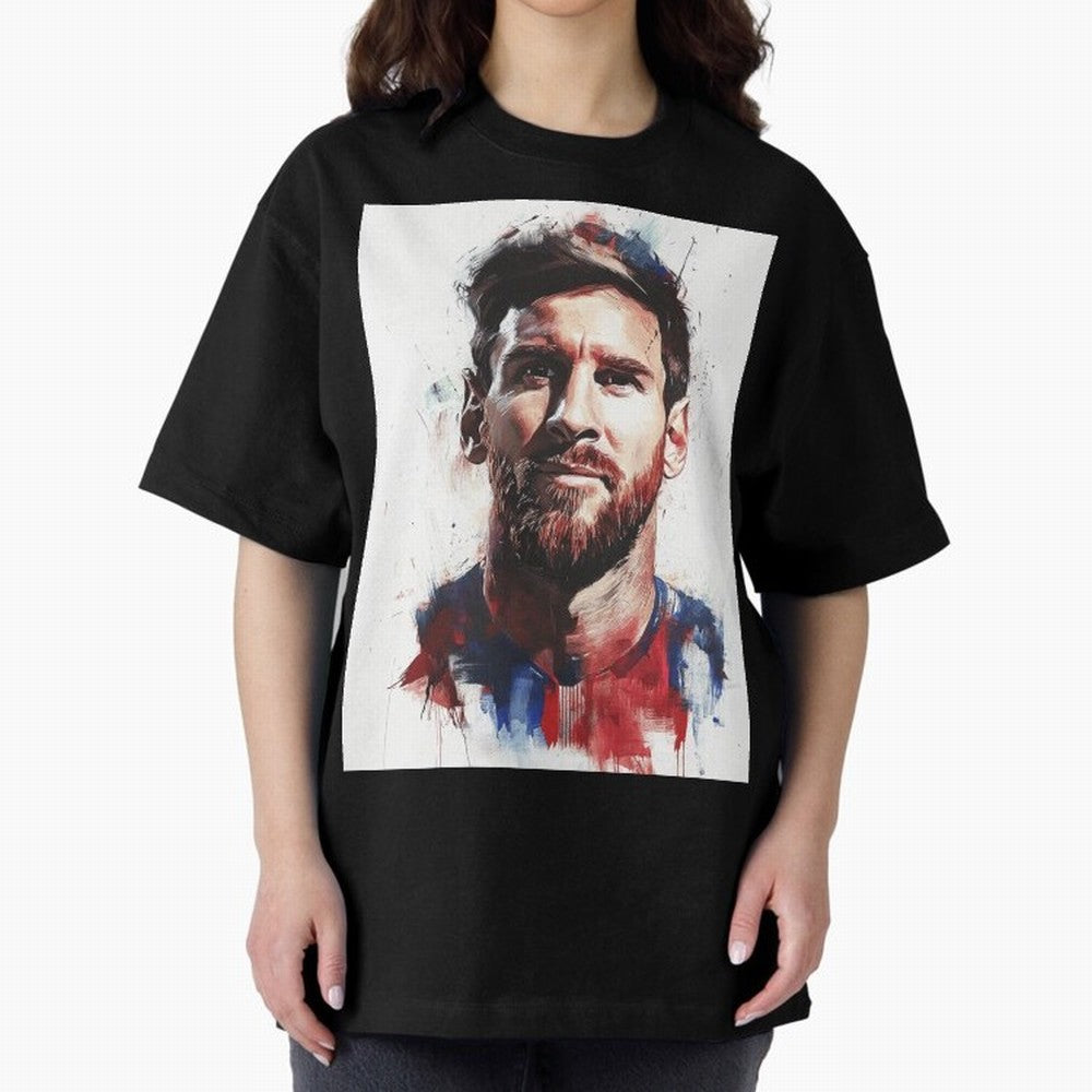 Lionel Messi Oversized T-Shirt Celebrate National Team Dreams in Match Day Hype around FIFA World Cup 2026 Group Stage, CR7, Spain, Championship Spirit, Famous Goals, Roaring Crowds and International Football Unity; Made for Collectors Who Enjoy