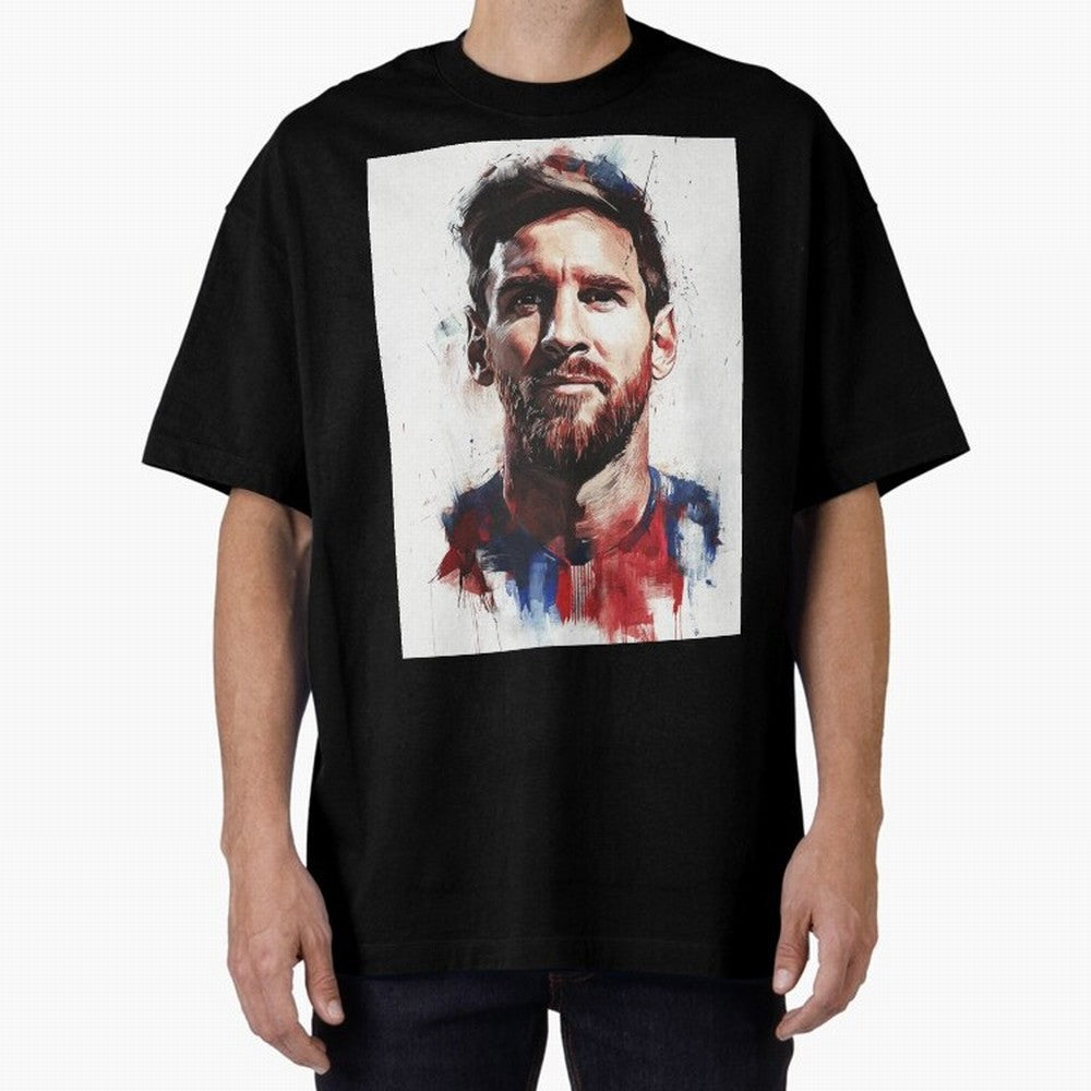 Lionel Messi Oversized T-Shirt Celebrate National Team Dreams in Match Day Hype around FIFA World Cup 2026 Group Stage, CR7, Spain, Championship Spirit, Famous Goals, Roaring Crowds and International Football Unity; Made for Collectors Who Enjoy