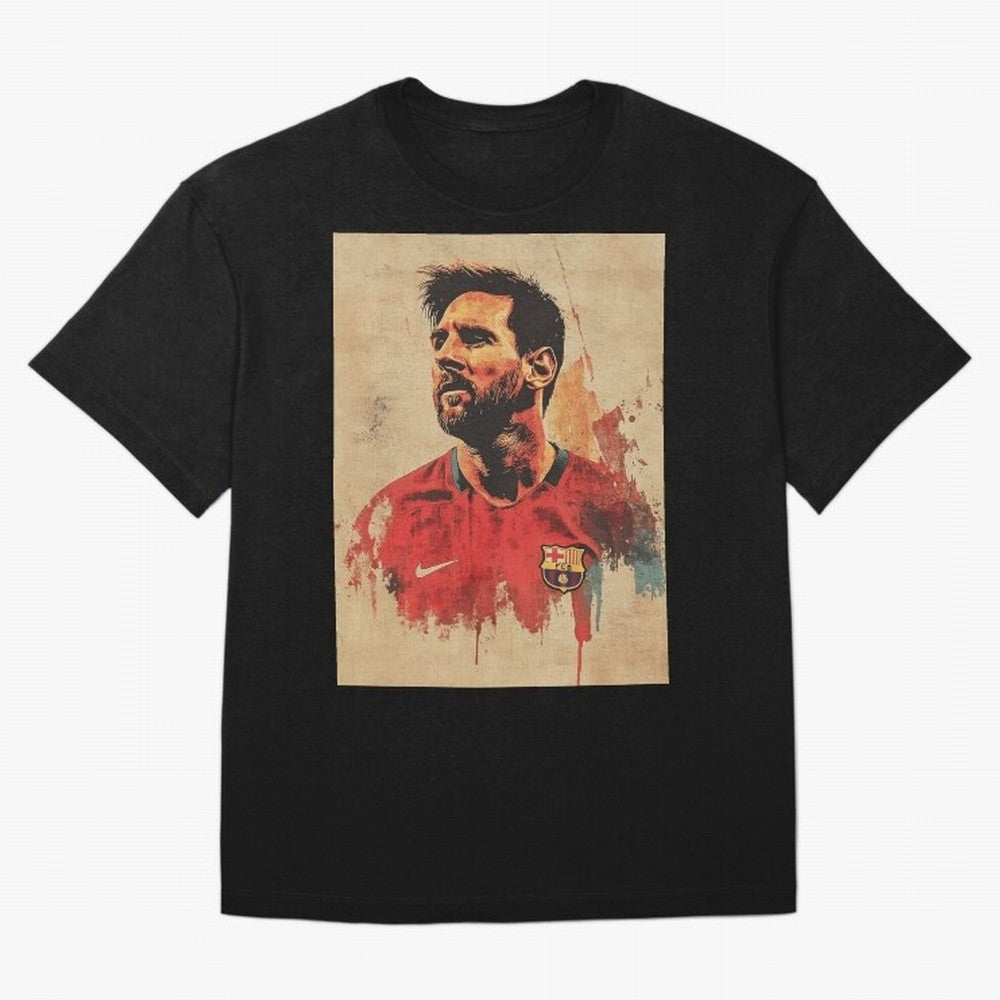 Lionel Messi Oversized T-Shirt Celebrate Unforgettable Nights in FIFA World Cup 2026 Group Stage Spirit, Highlighting Argentina, Messi and Cristiano Ronaldo, Global Supporter Spirit, Legendary Goals, National Colors and Tournament Celebration;