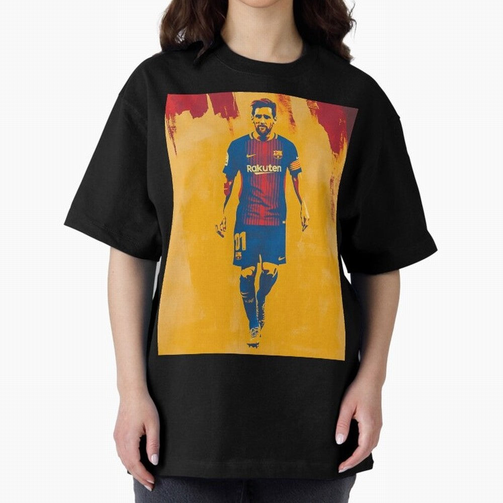 Lionel Messi Oversized T-Shirt Carry the Colors and Pride of Global Football Passion for FIFA World Cup 2026, Connected to Neymar, Haaland and Cristiano Ronaldo, Argentina, Stadium Chants, National Pride, Trophy Dreams and Unforgettable Football