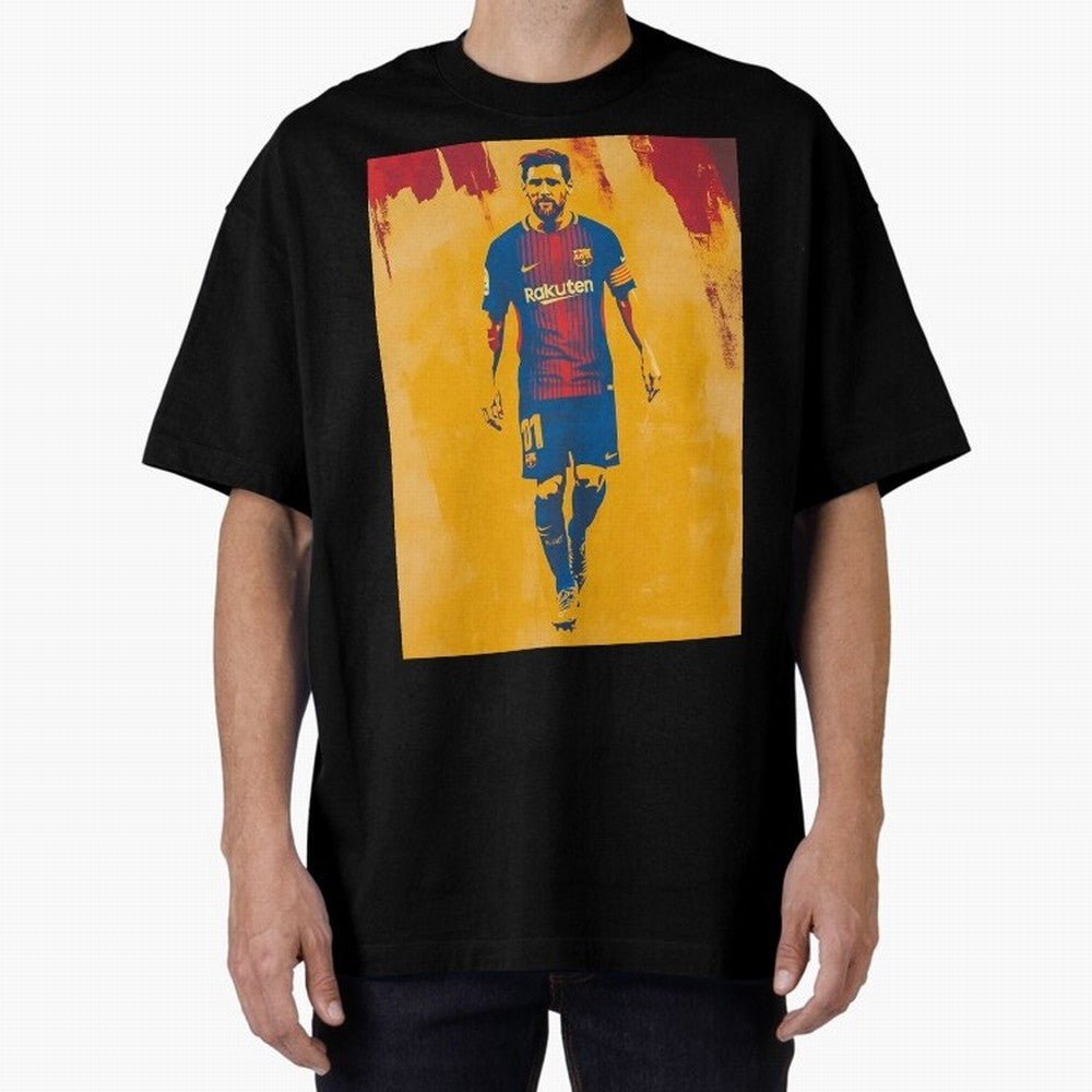 Lionel Messi Oversized T-Shirt Carry the Colors and Pride of Global Football Passion for FIFA World Cup 2026, Connected to Neymar, Haaland and Cristiano Ronaldo, Argentina, Stadium Chants, National Pride, Trophy Dreams and Unforgettable Football