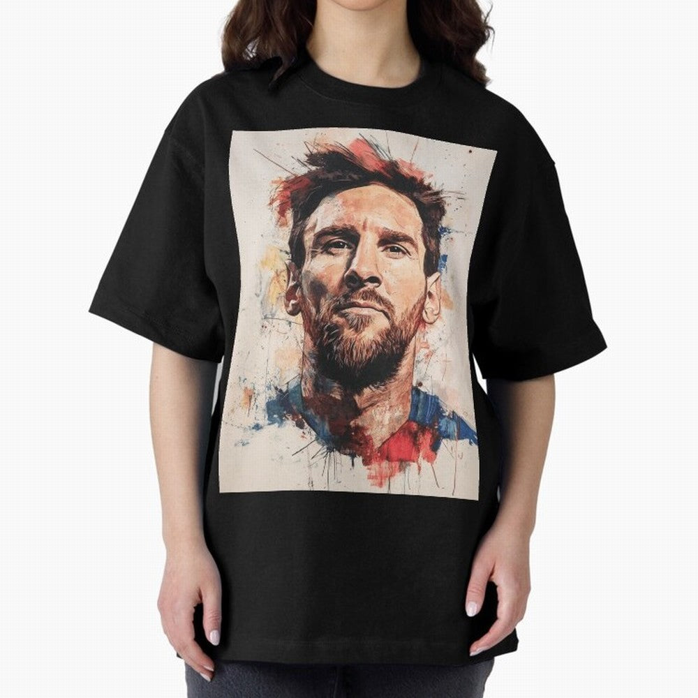 Lionel Messi Oversized T-Shirt Upgrade FIFA World Cup 2026 Connected to CR7, England Energy, Classic Soccer Heritage, Championship Pressure, Fan Loyalty and International Pride; Perfect for People Who Love Argentina, Brazil, France, England,