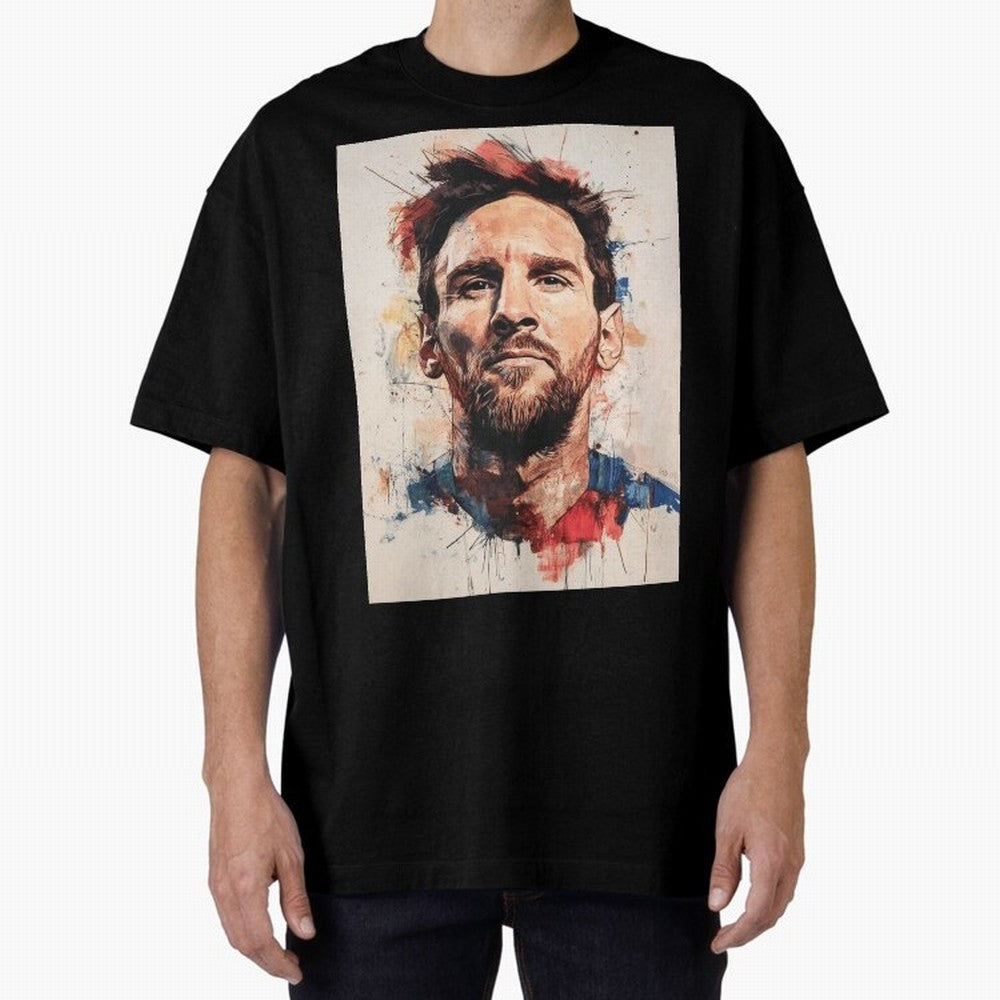 Lionel Messi Oversized T-Shirt Upgrade FIFA World Cup 2026 Connected to CR7, England Energy, Classic Soccer Heritage, Championship Pressure, Fan Loyalty and International Pride; Perfect for People Who Love Argentina, Brazil, France, England,