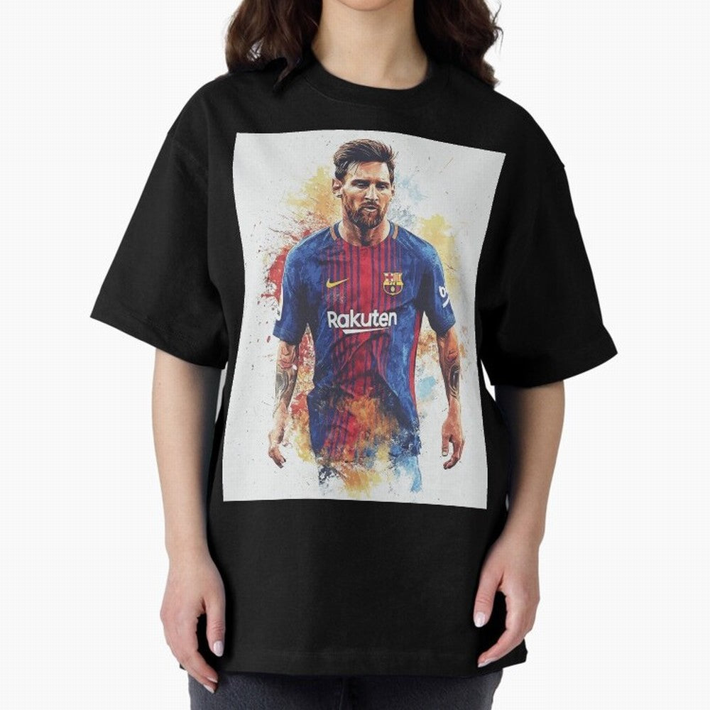 Lionel Messi Oversized T-Shirt Remember Iconic Moments from the FIFA World Cup 2026 Journey through Haaland Highlights, Brazil Pride, Game Day Rituals, Football Legends, Country Pride and the Road to the Final; Ideal for Fans Who Follow Messi,