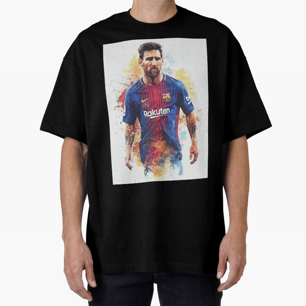 Lionel Messi Oversized T-Shirt Remember Iconic Moments from the FIFA World Cup 2026 Journey through Haaland Highlights, Brazil Pride, Game Day Rituals, Football Legends, Country Pride and the Road to the Final; Ideal for Fans Who Follow Messi,