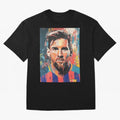 Lionel Messi Oversized T-Shirt Treasure Match Day Hype around FIFA World Cup 2026, Mbappe and Neymar, Spain and Netherlands, Retro Football Energy, Iconic Rivalries, Trophy Chase Drama and Stadium Atmosphere; Ideal for Fans Who Follow Messi,