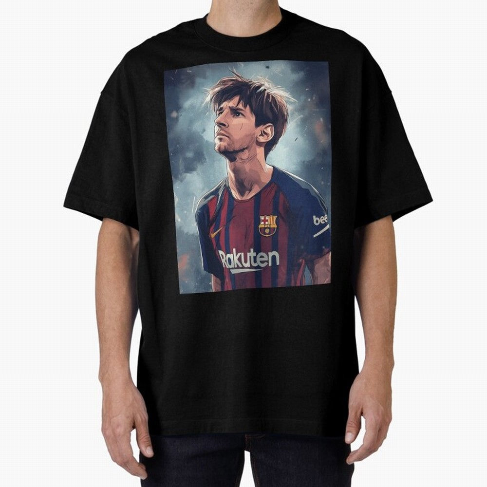 Lionel Messi Oversized T-Shirt Enjoy the Biggest Football Party of FIFA World Cup 2026 Group Stage Spirit, with Netherlands, CR7 and Messi, Tournament Hype, Historic Matchups, Family Viewing Parties and Global Sports Pride; Perfect for People Who