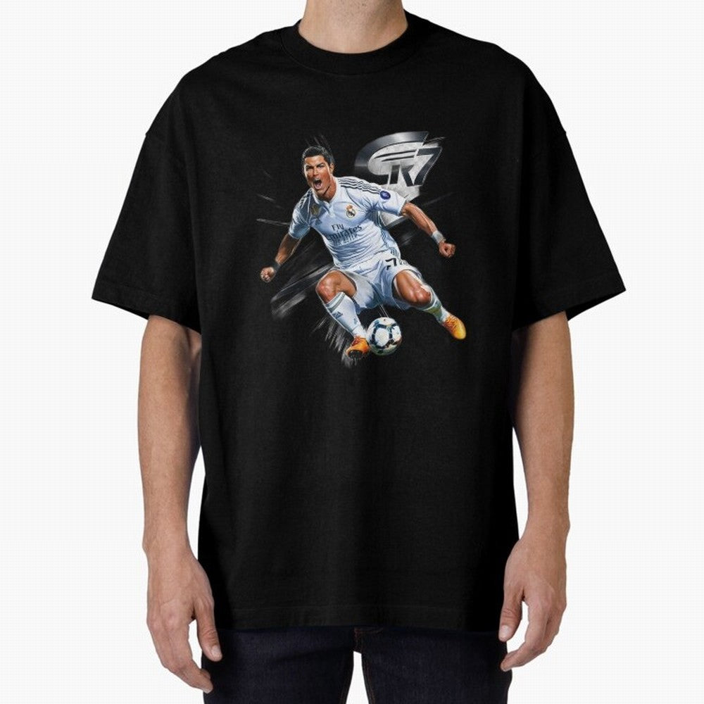 CR7 Ronaldo Legacy GOAT Soccer Fan T-Shirt ¨C Ultimate Football Icon Oversized T-Shirt Carry National Pride through Global Football Passion for FIFA World Cup 2026 Group Stage, Highlighting CR7, France, Champion Mindset, Group Stage Buzz, Knockout
