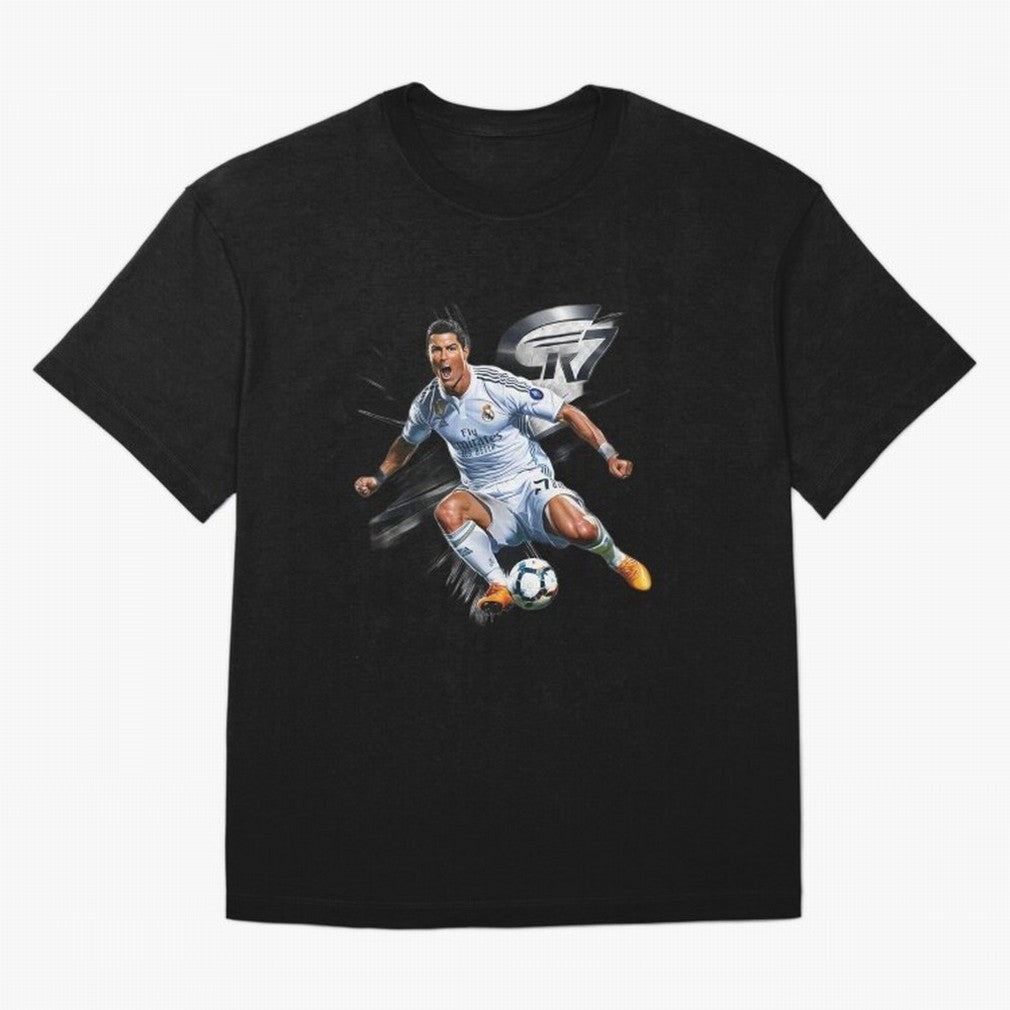 CR7 Ronaldo Legacy GOAT Soccer Fan T-Shirt ¨C Ultimate Football Icon Oversized T-Shirt Carry National Pride through Global Football Passion for FIFA World Cup 2026 Group Stage, Highlighting CR7, France, Champion Mindset, Group Stage Buzz, Knockout