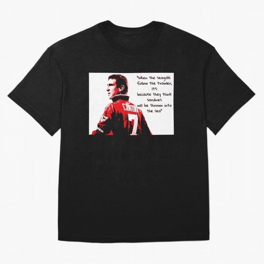Eric Cantona - When the seagulls follow the trawler Oversized T-Shirt Honor the Beautiful Game during Match Day Hype around FIFA World Cup 2026, Mbappe and Neymar, Brazil, Supporter Pride, Iconic Celebrations, Legendary Names and Global Match Day