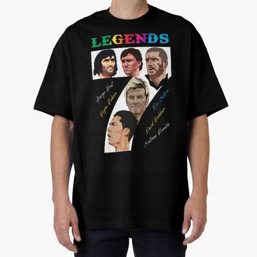 LEGENDS OF FOOTBALL Oversized T-Shirt Bring Stadium Energy to FIFA World Cup 2026 Group Stage Connected to Messi, CR7 and Mbappe, Argentina, France and Brazil Energy, Champion Mindset, Group Stage Buzz, Knockout Tension and Passionate Fan Culture;