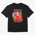 Cristiano Ronaldo Vintage Style Tee, Bootleg Tee, Bootleg T Shirt, Rap Tee Oversized T-Shirt Celebrate Fan Culture around FIFA World Cup 2026 USA Canada Mexico Connected to Mbappe and Neymar, Argentina and Brazil Energy, Classic Soccer Heritage,