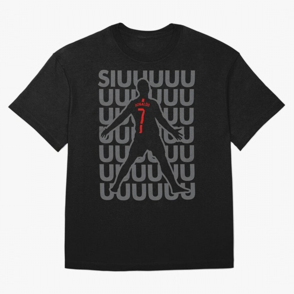 Siuuuuuu Cristiano Ronaldo Oversized T-Shirt Join the Countdown to Match Day Hype around FIFA World Cup 2026 Group Stage, Neymar, Haaland and Cristiano Ronaldo, Portugal, Spain and Germany, Goal Celebration Energy, Supporter Heritage, Football