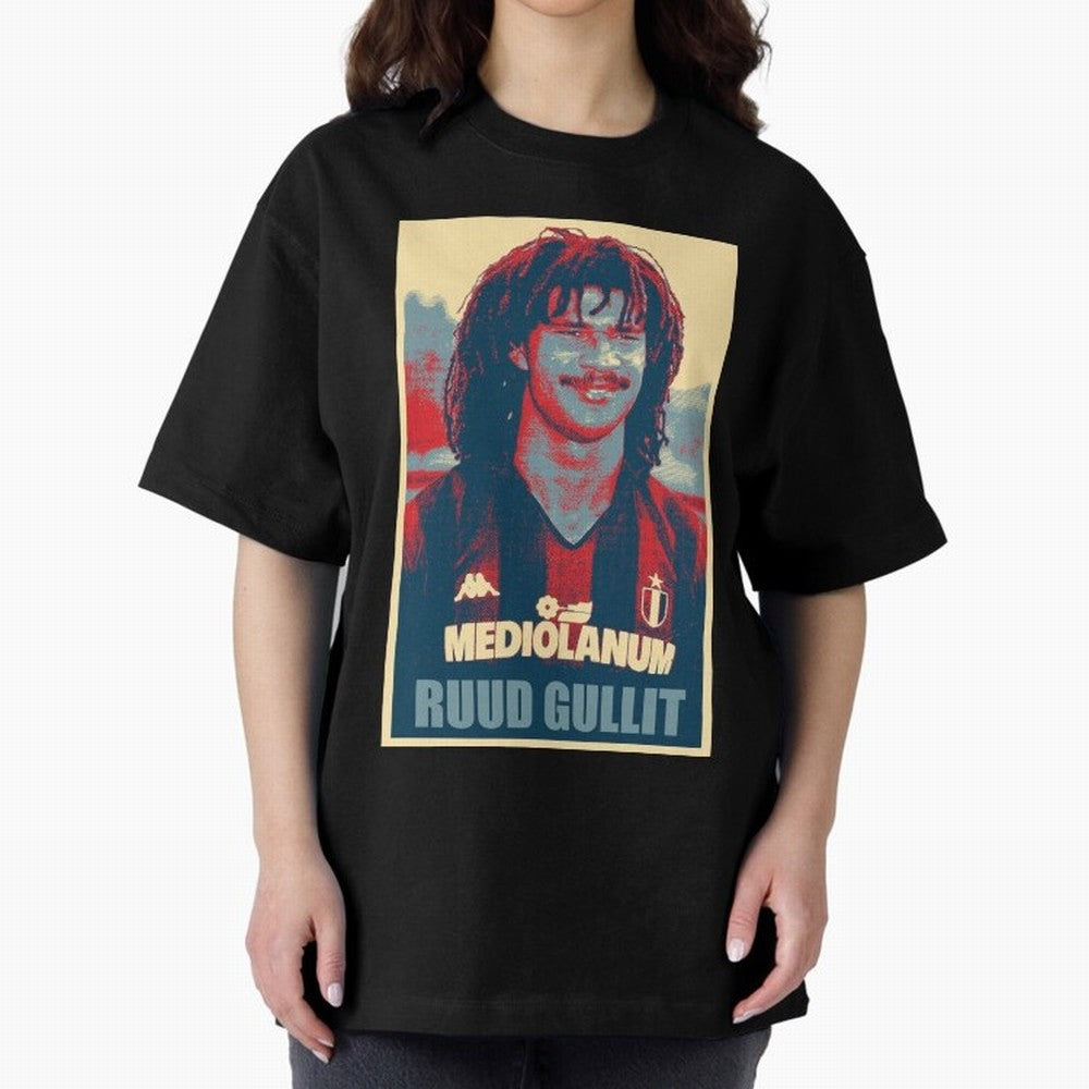 Ruud Gullit Oversized T-Shirt Represent FIFA World Cup 2026 Group Stage Centered on CR7, Netherlands Energy, Champion Mindset, Group Stage Buzz, Knockout Tension and Passionate Fan Culture; Perfect for Supporters Who Want Bold Football Energy,