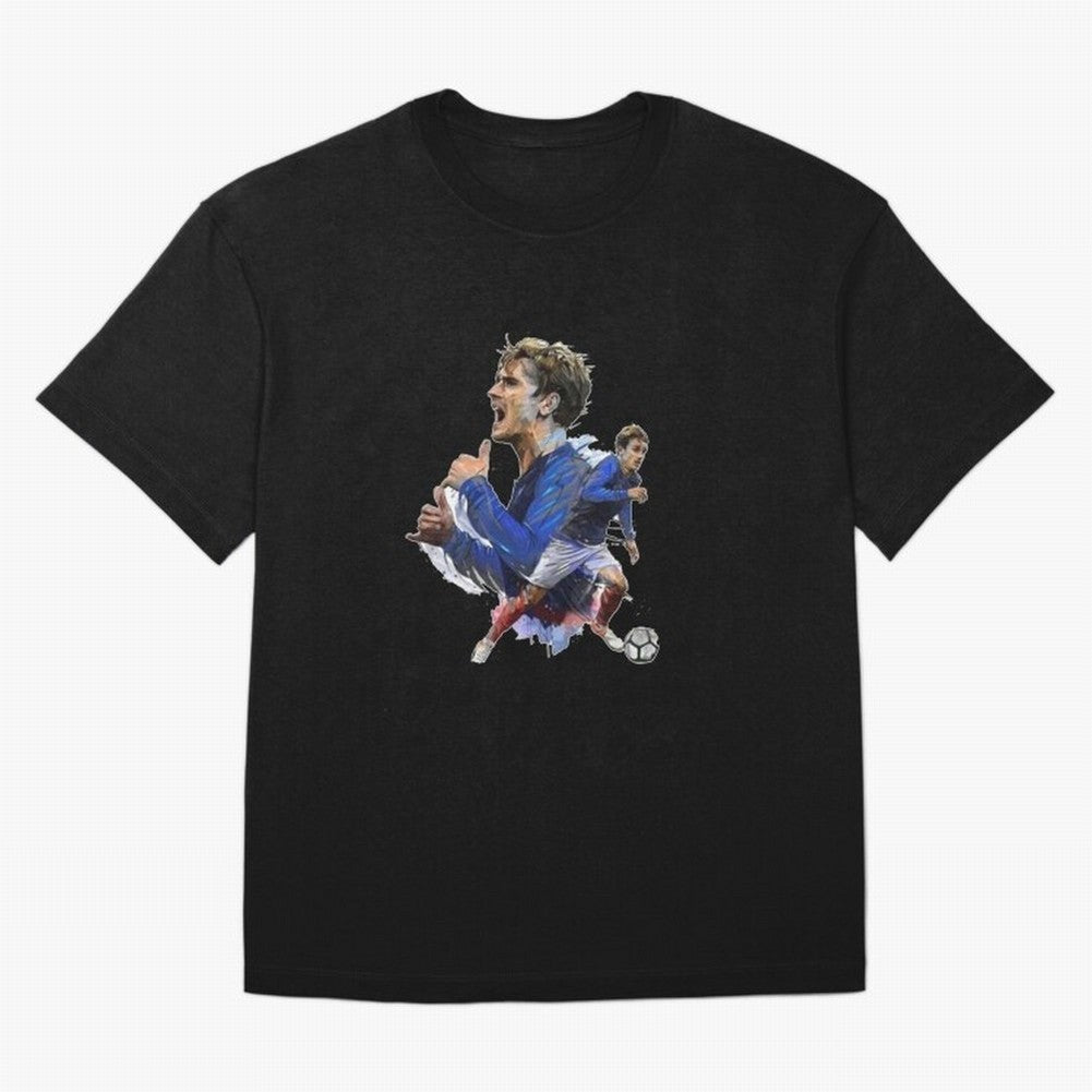 Griezmann Oversized T-Shirt Stand Out with Spirit from Match Day Hype around FIFA World Cup 2026, Mbappe and Neymar, Argentina and Brazil, Football Festival Excitement, Trophy Ambitions, Country Rivalries and Star Player Buzz; Ideal for Fans Who