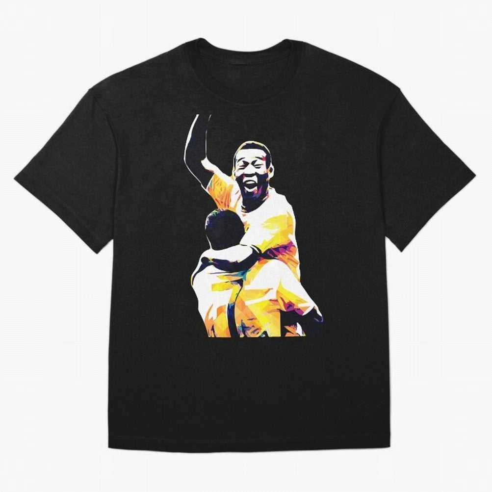 Pele Pop Art Oversized T-Shirt Make Game Day About FIFA World Cup 2026 Group Stage Spirit, Filled with Spain and Netherlands, Neymar, Haaland and Cristiano Ronaldo, Stadium Memories, Football Loyalty, International Chants and Championship
