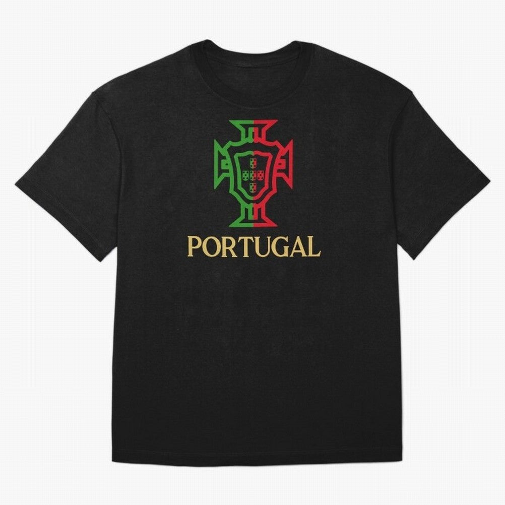 Portugal Tuga Gold Oversized T-Shirt Celebrate the Next Chapter of FIFA World Cup 2026 Group Stage Spirit, with Germany, Messi, Neymar and Mbappe, Champion Mindset, Group Stage Buzz, Knockout Tension and Passionate Fan Culture; Made for Collectors