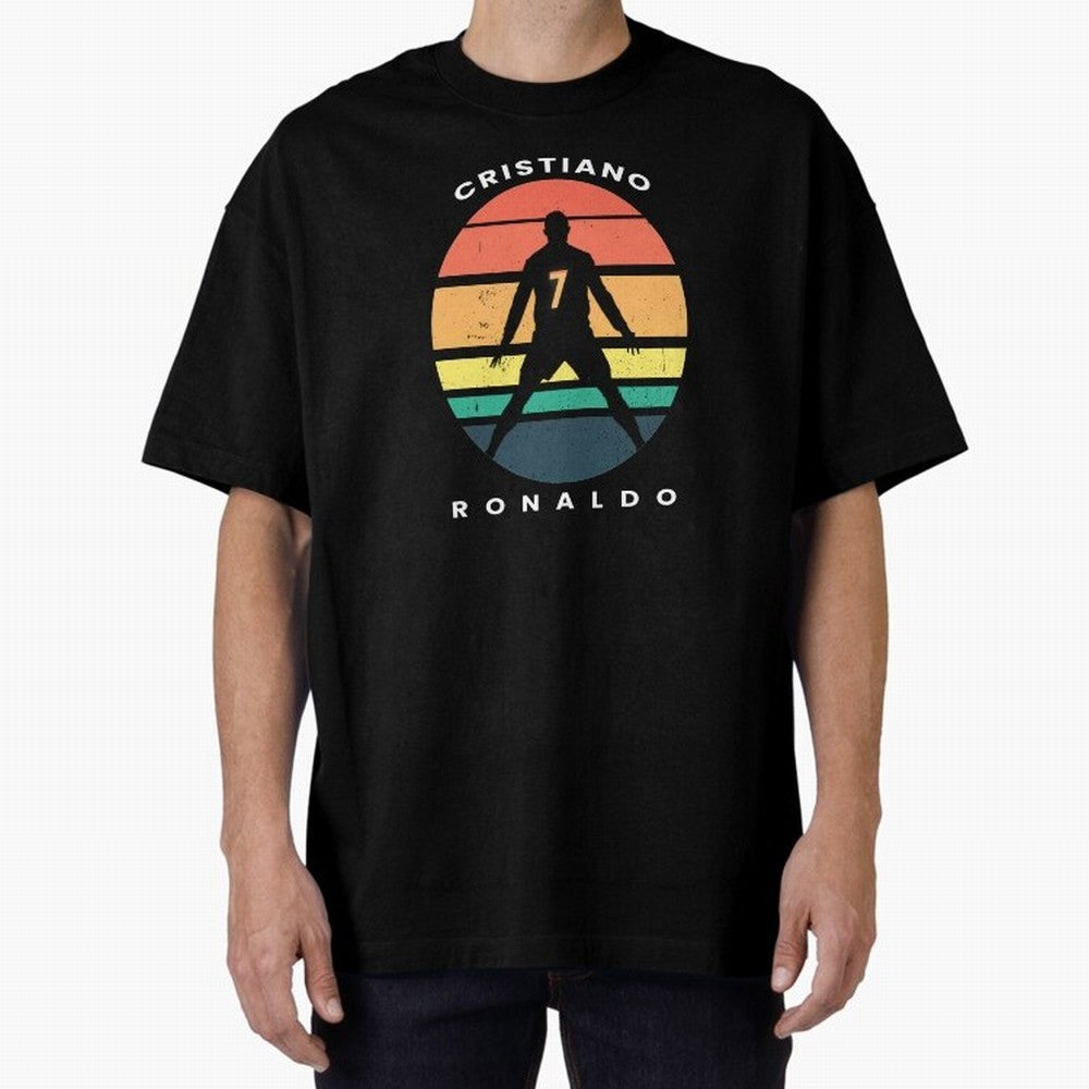 CRISTIANO RONALDO RETRO VINTAGE T-SHIRT Oversized T-Shirt Bring Match Day Fire to FIFA World Cup 2026 USA Canada Mexico Inspired by Mbappe and Neymar, England Energy, Retro Football Energy, Iconic Rivalries, Trophy Chase Drama and Stadium
