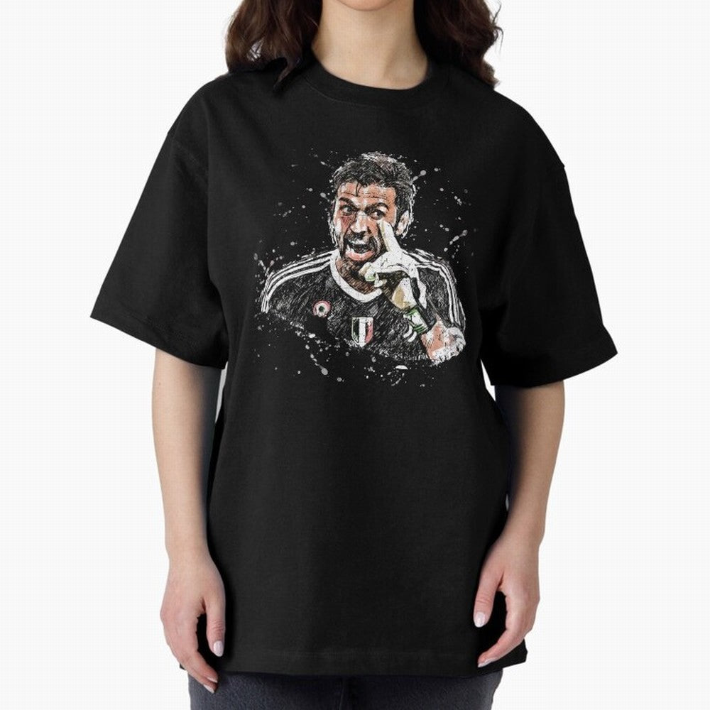Buffon_Gianluigi Buffon Oversized T-Shirt Carry National Pride through FIFA World Cup 2026 USA Canada Mexico Spirit, Capturing Brazil, CR7, Championship Spirit, Famous Goals, Roaring Crowds and International Football Unity; Ideal for Fans Who