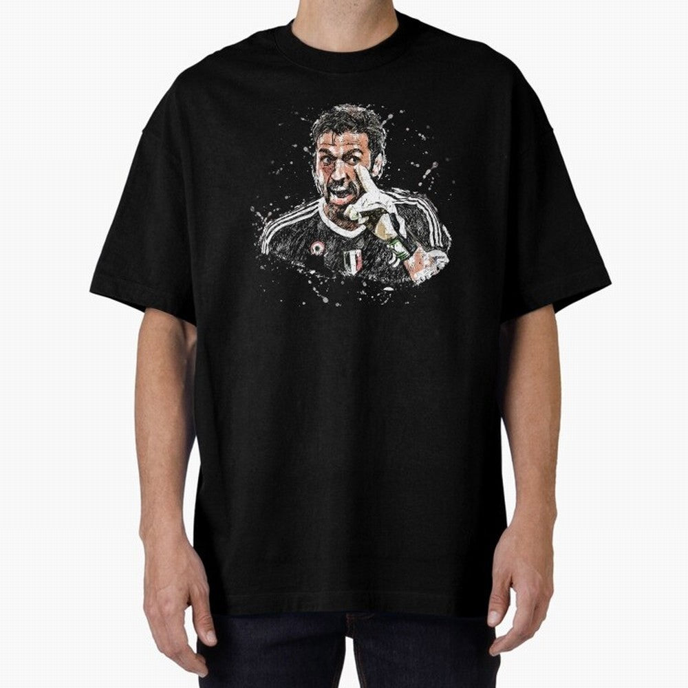 Buffon_Gianluigi Buffon Oversized T-Shirt Carry National Pride through FIFA World Cup 2026 USA Canada Mexico Spirit, Capturing Brazil, CR7, Championship Spirit, Famous Goals, Roaring Crowds and International Football Unity; Ideal for Fans Who