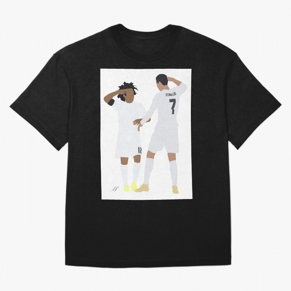 Ronaldo & Marcelo Oversized T-Shirt Live the Energy of the FIFA World Cup 2026 Group Stage Journey through Haaland and Mbappe Highlights, Brazil, Portugal and Argentina Pride, Fan Favorite Moments, National Team Passion, Big Match Drama and Soccer