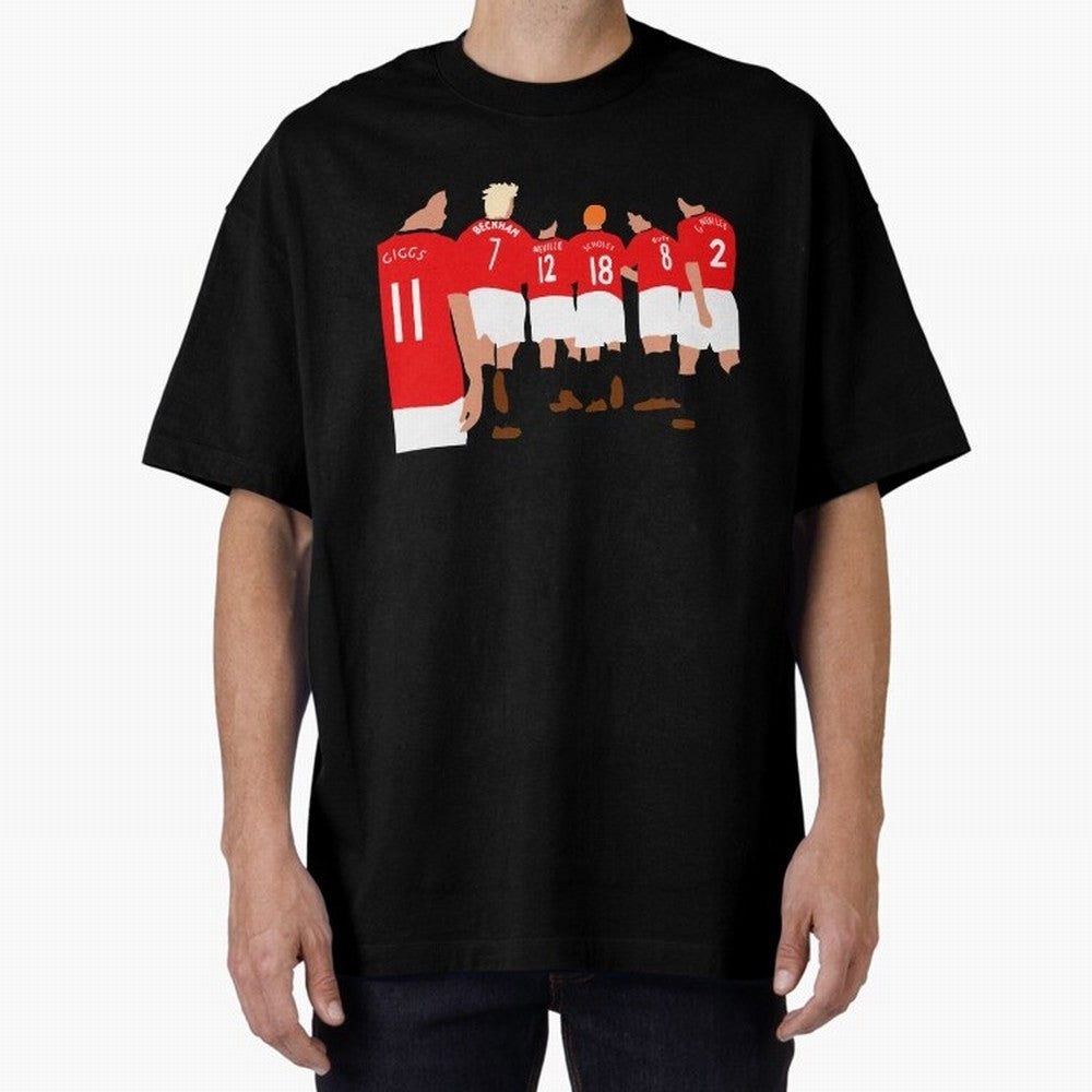 Class of 92 - Manchester United Legends Oversized T-Shirt Follow Every Goal of Match Day Hype around FIFA World Cup 2026 USA Canada Mexico, Mbappe, Portugal, Worldwide Fan Energy, Dramatic Goals, Stadium Lights and Championship Celebrations;