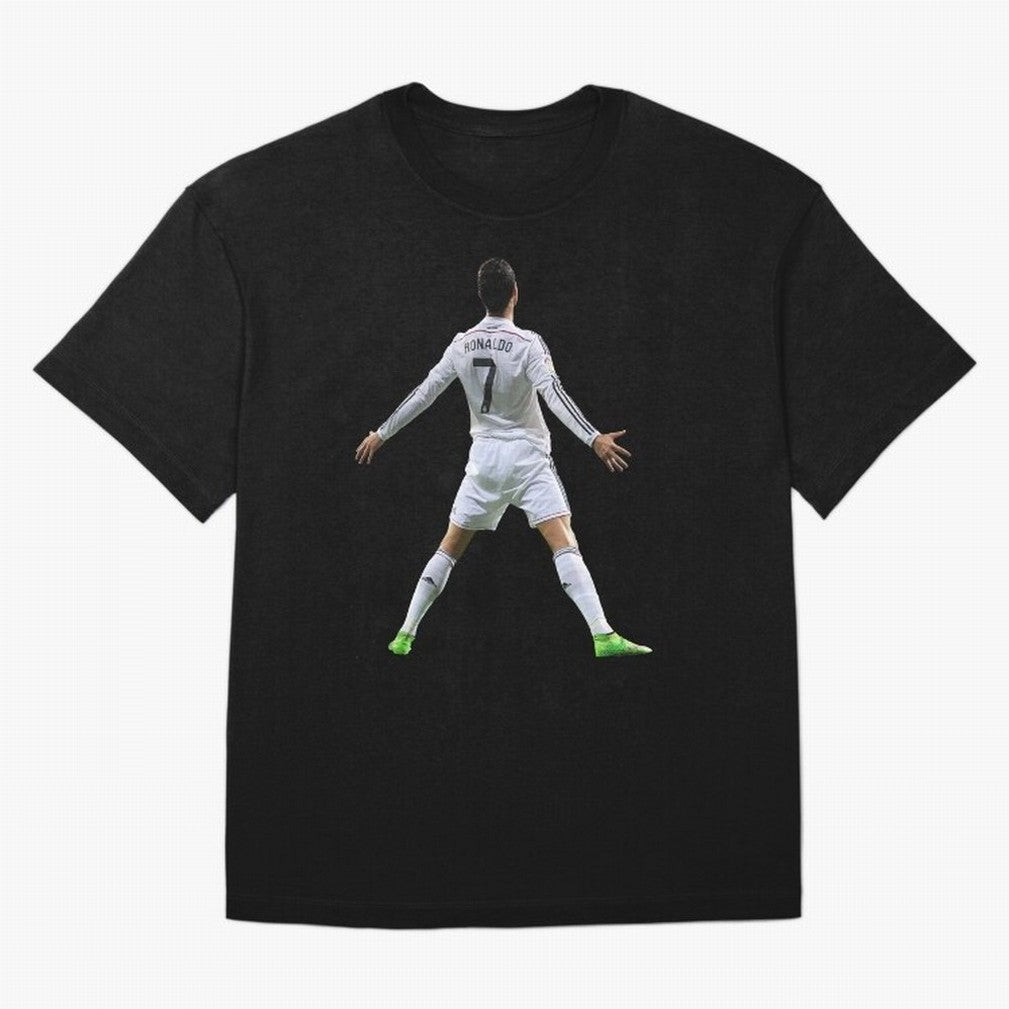 CR7 Oversized T-Shirt Represent Football Lovers during Match Day Hype around FIFA World Cup 2026, CR7 and Messi, France, Global Supporter Spirit, Legendary Goals, National Colors and Tournament Celebration; Ideal for Fans Who Follow Messi,
