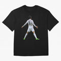 CR7 Oversized T-Shirt Represent Football Lovers during Match Day Hype around FIFA World Cup 2026, CR7 and Messi, France, Global Supporter Spirit, Legendary Goals, National Colors and Tournament Celebration; Ideal for Fans Who Follow Messi,