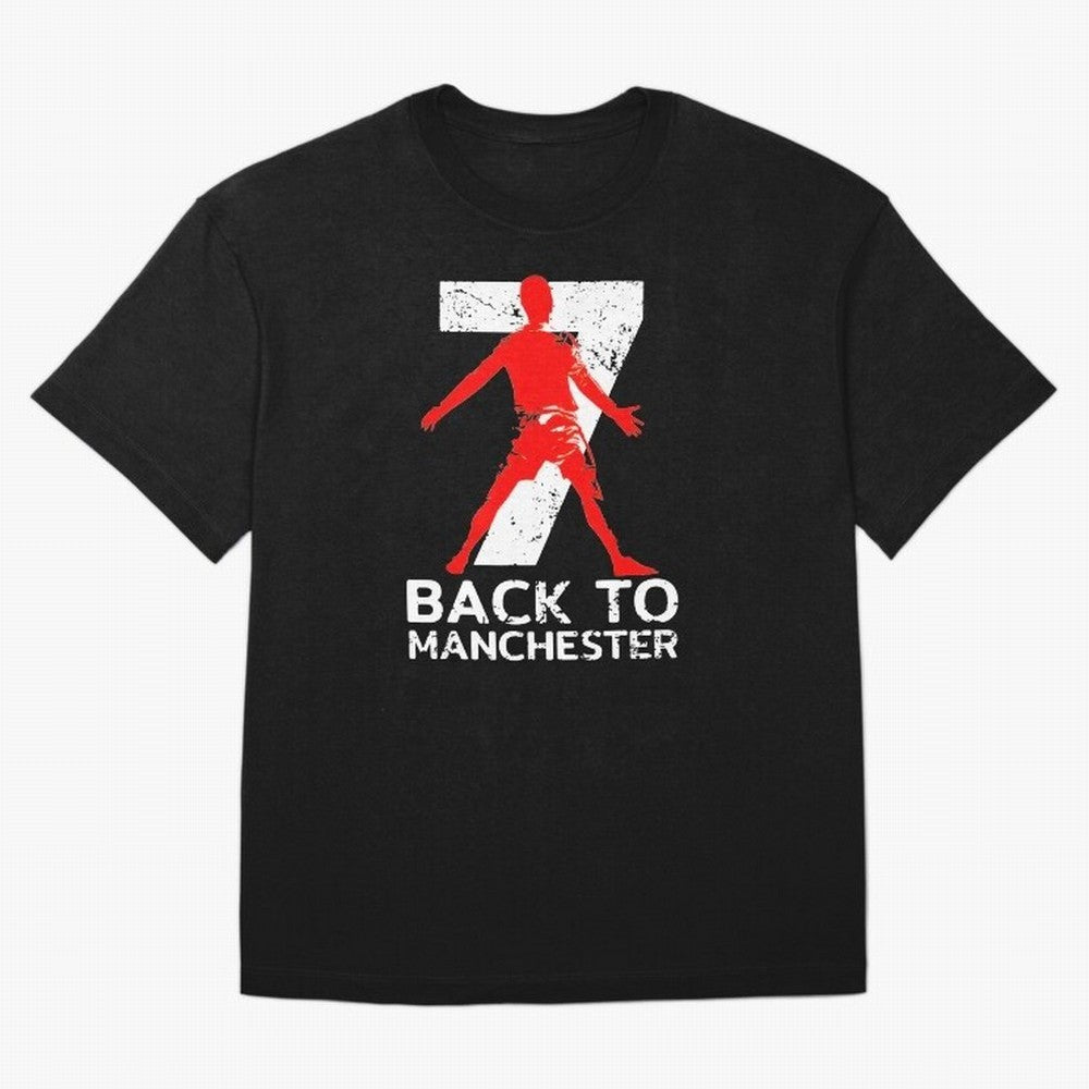 Men Back to manchester Welcome to manchester Oversized T-Shirt Follow the FIFA World Cup 2026 Journey through Cristiano Ronaldo, Haaland and CR7 Highlights, Portugal, Spain and Germany Pride, Football History, Final Match Energy, Crowd Noise and