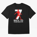 Men Back to manchester Welcome to manchester Oversized T-Shirt Follow the FIFA World Cup 2026 Journey through Cristiano Ronaldo, Haaland and CR7 Highlights, Portugal, Spain and Germany Pride, Football History, Final Match Energy, Crowd Noise and