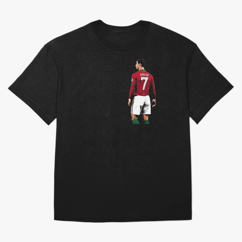 Cristiano Ronaldo inspired design Oversized T-Shirt Share the Excitement of Match Day Hype around FIFA World Cup 2026 USA Canada Mexico, Messi, Neymar and Mbappe, Spain and Netherlands, Sports Nostalgia, International Competition, Famous Players