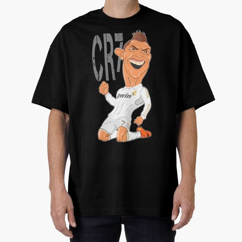 RONALDO Oversized T-Shirt Bring Match Day Fire to Global Football Passion for FIFA World Cup 2026 Group Stage, Highlighting Neymar, England and Germany, Football Festival Excitement, Trophy Ambitions, Country Rivalries and Star Player Buzz; Ideal