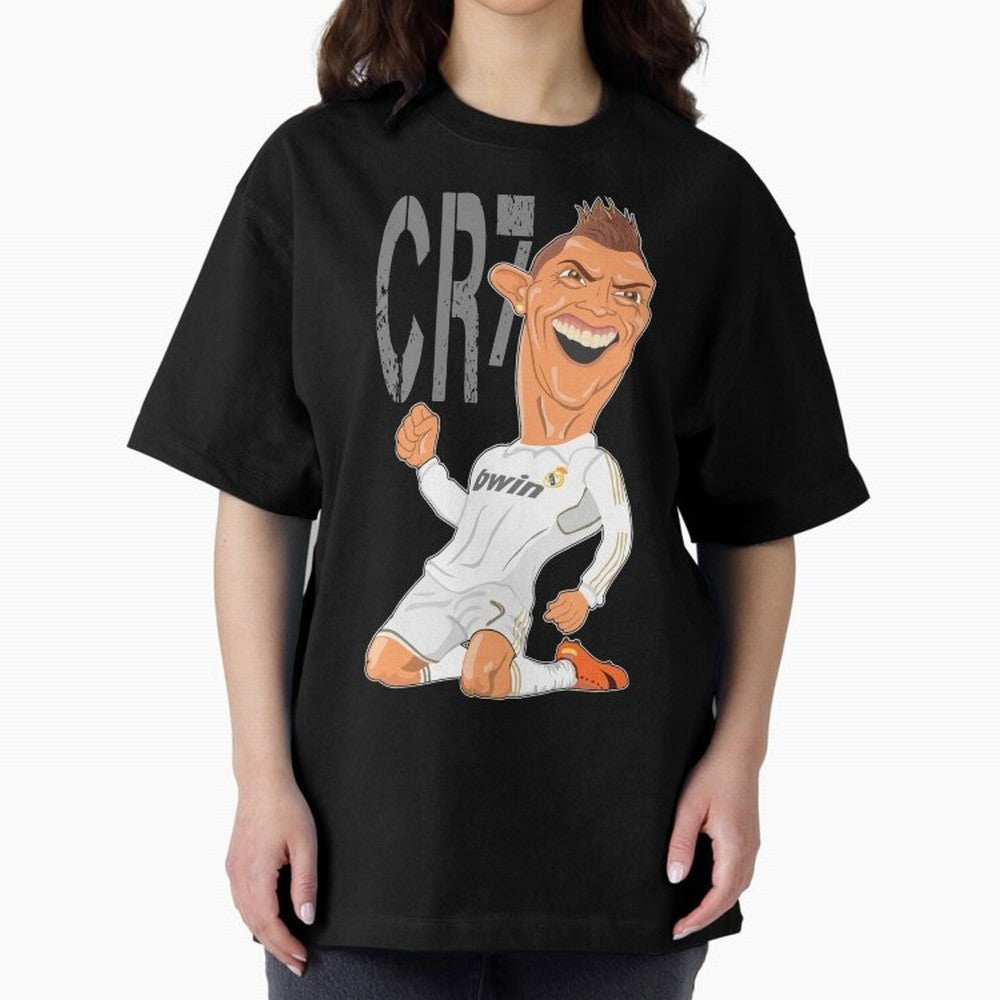 RONALDO Oversized T-Shirt Bring Match Day Fire to Global Football Passion for FIFA World Cup 2026 Group Stage, Highlighting Neymar, England and Germany, Football Festival Excitement, Trophy Ambitions, Country Rivalries and Star Player Buzz; Ideal