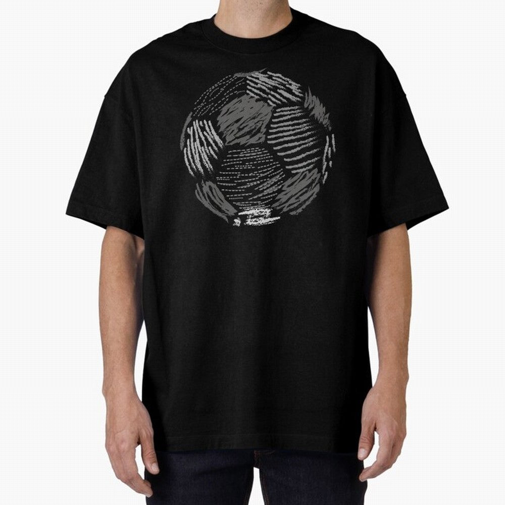 Soccer ball Oversized T-Shirt Carry the Dream of Match Day Hype around FIFA World Cup 2026 USA Canada Mexico, CR7, France and Portugal, Championship Spirit, Famous Goals, Roaring Crowds and International Football Unity; Ideal for Football Dads,