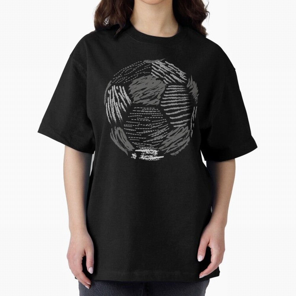 Soccer ball Oversized T-Shirt Carry the Dream of Match Day Hype around FIFA World Cup 2026 USA Canada Mexico, CR7, France and Portugal, Championship Spirit, Famous Goals, Roaring Crowds and International Football Unity; Ideal for Football Dads,