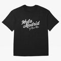 HALA MADRID Oversized T-Shirt Show Up for the Glory of FIFA World Cup 2026 USA Canada Mexico Spirit, with Brazil, Portugal and Argentina, Haaland and Mbappe, Vintage Soccer Flavor, Modern Football Stars, National Flags and Final Night Emotion;