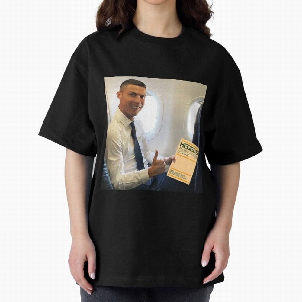 Ronaldo Hegel Oversized T-Shirt Carry National Pride through Match Day Hype around FIFA World Cup 2026, Messi and Cristiano Ronaldo, France, Championship Spirit, Famous Goals, Roaring Crowds and International Football Unity; Created for Match Day