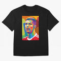 Cristiano Ronaldo Wpap Pop Art Oversized T-Shirt Represent Global Football Passion for FIFA World Cup 2026 USA Canada Mexico, Capturing Neymar, England, France and Netherlands, Soccer Culture, Superstar Moments, National Team Dreams and Competitive